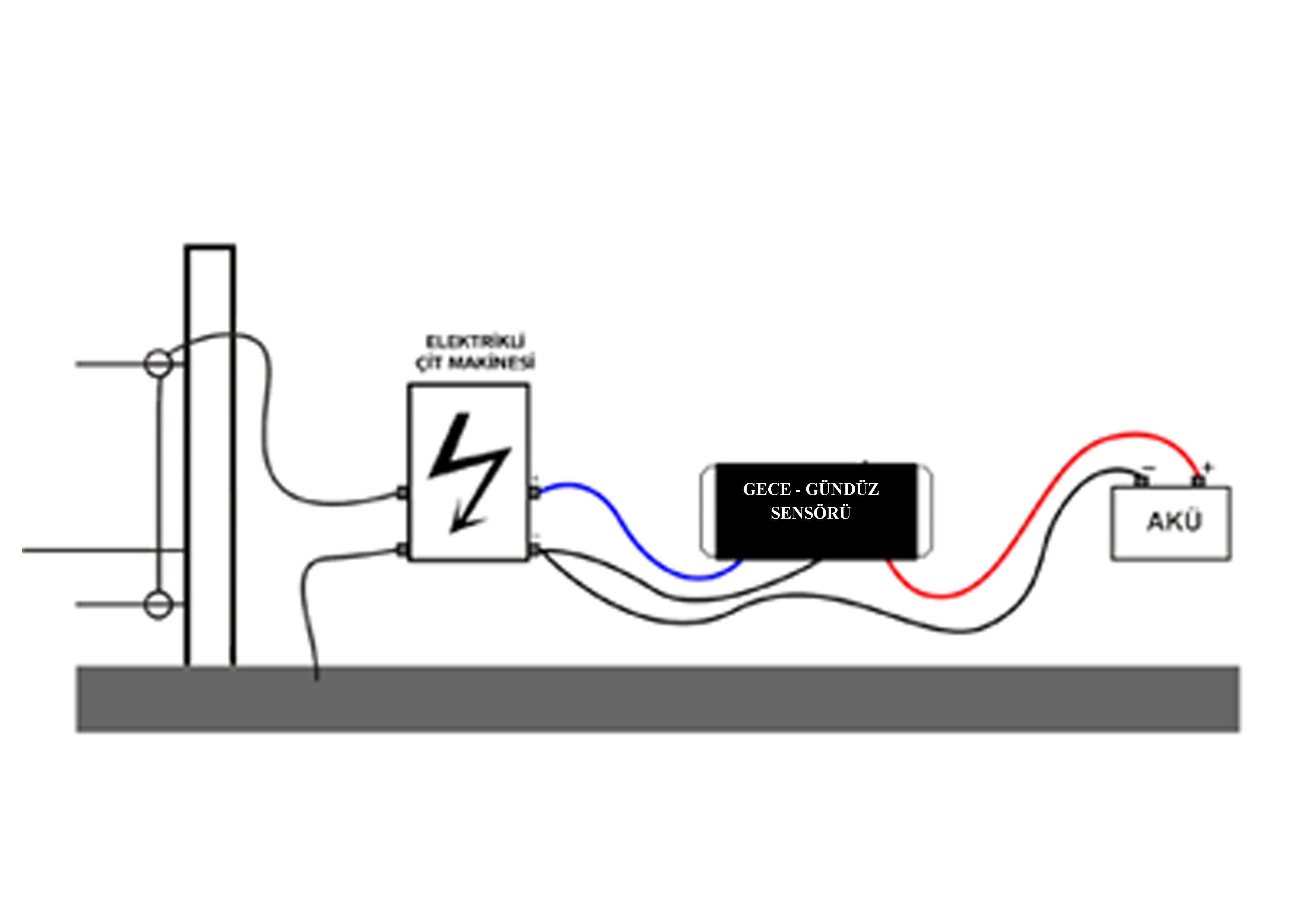 Universal Elektrikli Çit Gece Gündüz Sensörü